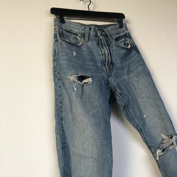 LEVI'S 501 Skinny Jeans Can't Touch This Blue 26 - Picture 9 of 10